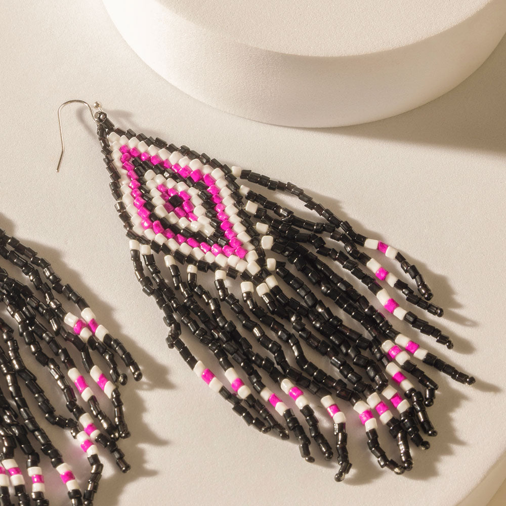 Myra Diamondback Earrings in Mesa Pink