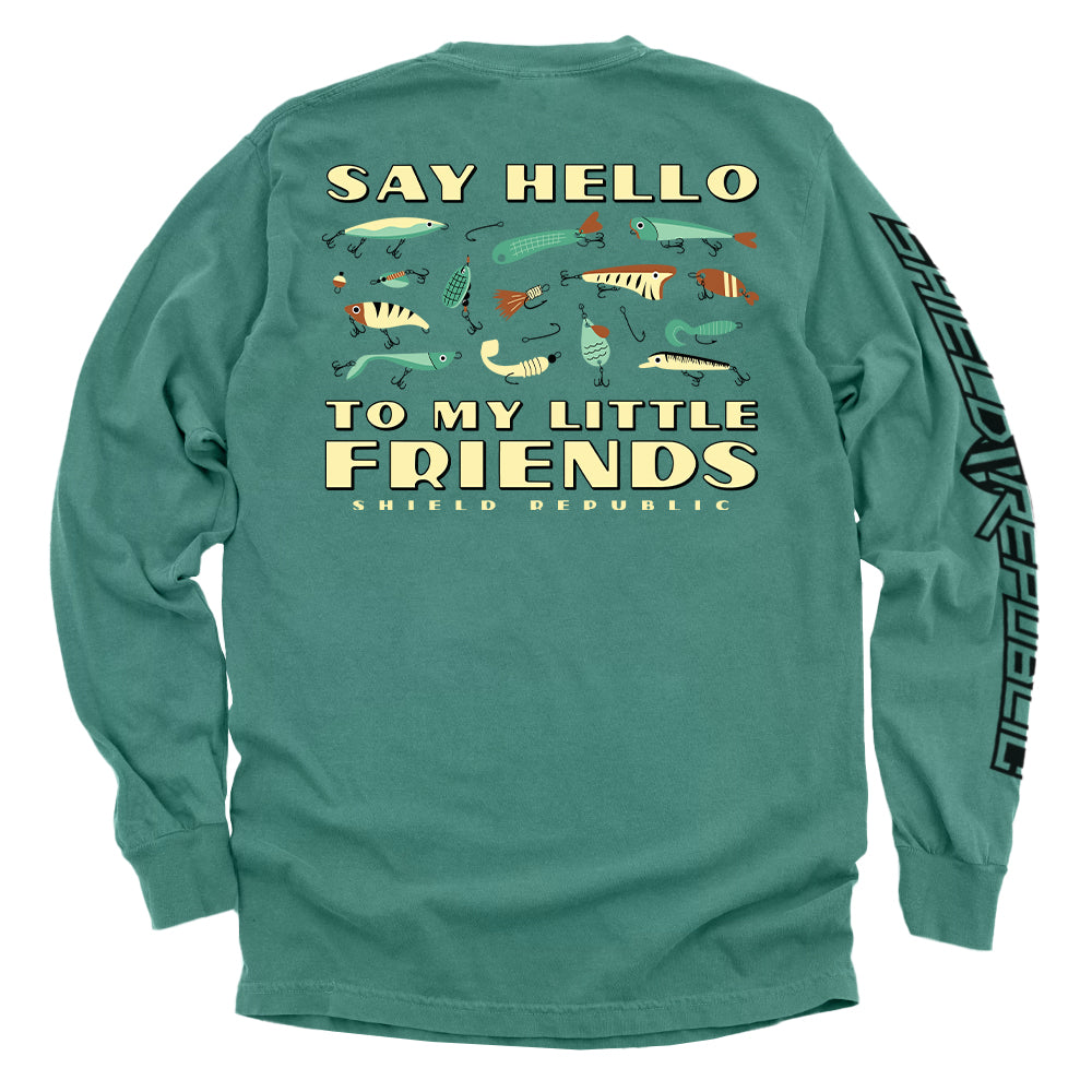 Say Hello to My Little Friends Green (Back Print)