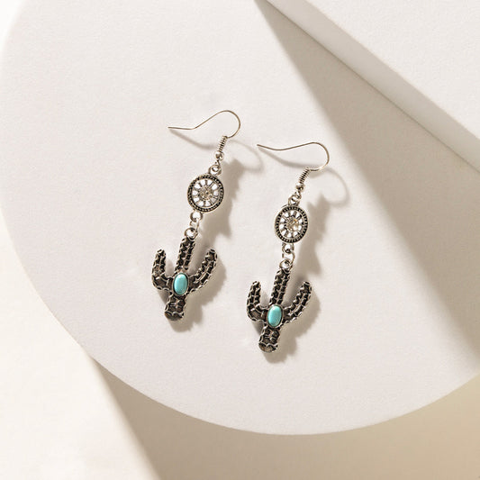 Saguaro Sentinels Earrings In Blue